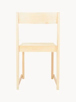 Silla de madera de abedul 01