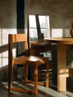 Silla de madera de abedul 01