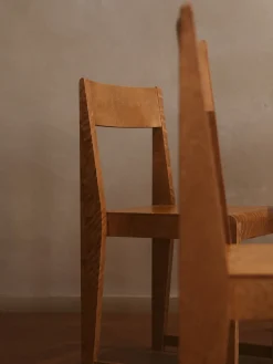 Silla de madera de abedul 01