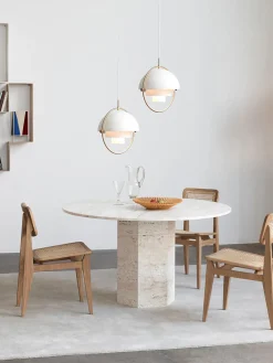 Silla de madera de roble con tejido vienés C-Chair