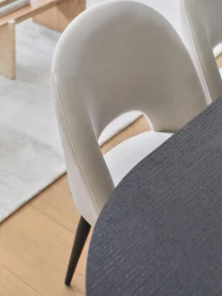 Silla de terciopelo Rachel