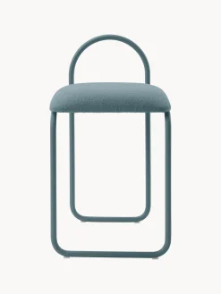 Silla en tejido bouclé Angui