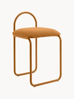 Silla en tejido bouclé Angui