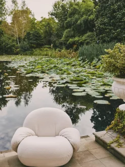 Silla giratoria de jardín Pacha