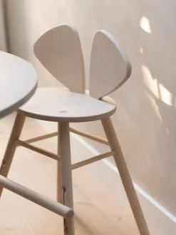 Silla infantil de madera de roble Mouse