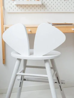 Silla infantil de madera de roble Mouse