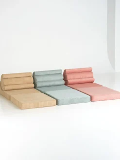 Silla infantil plegable artesanal de pana Flipster