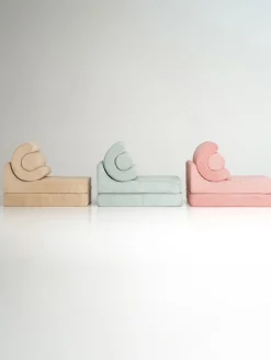 Silla infantil plegable artesanal de pana Flipster