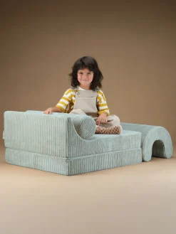 Silla infantil plegable artesanal de pana Flipster