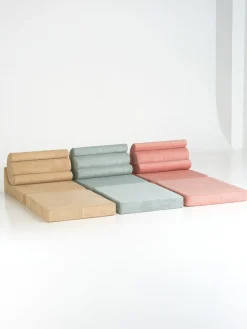 Silla infantil plegable artesanal de pana Flipster