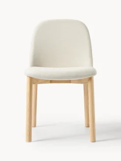 Silla tapizada de madera de fresno Julie