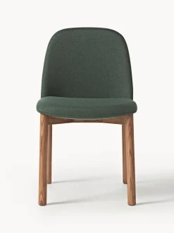 Silla tapizada de madera de fresno Julie