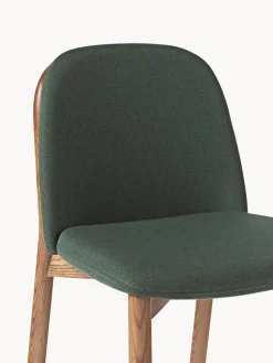 Silla tapizada de madera de fresno Julie