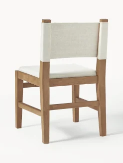 Silla tapizada de madera Liano