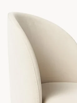 Silla tapizada en terciopelo Zeyno