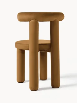 Silla tapizada en terciopelo Calan