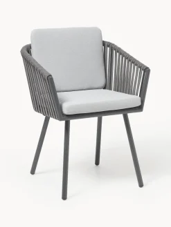 Sillas con reposabrazos de jardín Malo, 2 uds.