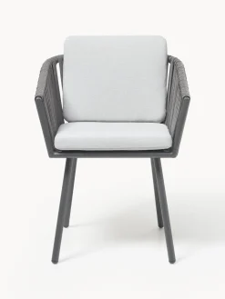 Sillas con reposabrazos de jardín Malo, 2 uds.