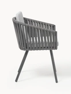 Sillas con reposabrazos de jardín Malo, 2 uds.