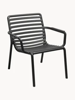 Sillas de jardín apilables con reposabrazos Doga, 2 uds.