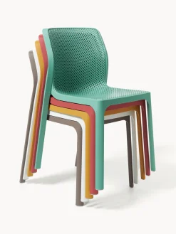 Sillas de jardín apilables Bit, 2 uds.