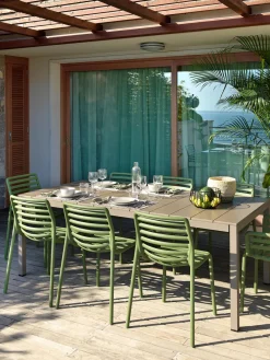 Sillas de jardín apilables Doga, 2 uds.