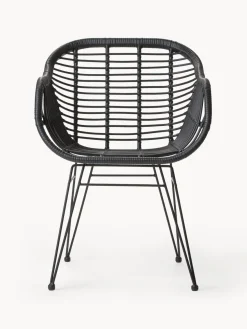 Sillas de ratán con reposabrazos Costa, 2 uds.