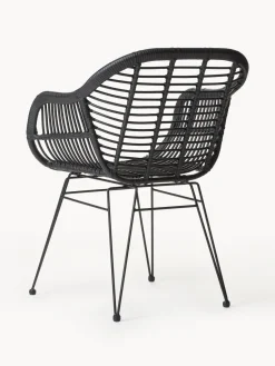 Sillas de ratán con reposabrazos Costa, 2 uds.