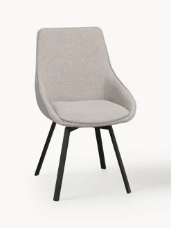 Sillas giratorias tapizadas Alison, 2 uds.