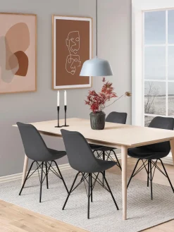 Sillas tapizadas de terciopelo Eris, 2 uds.