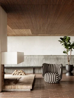 Sillón artesanal giratorio Rico