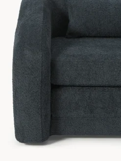 Sillón cama de borreguillo bouclé Eliot