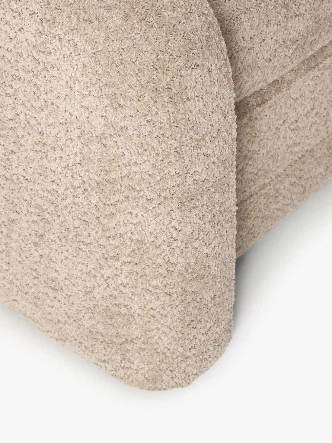 Sillón cama de borreguillo bouclé Eliot