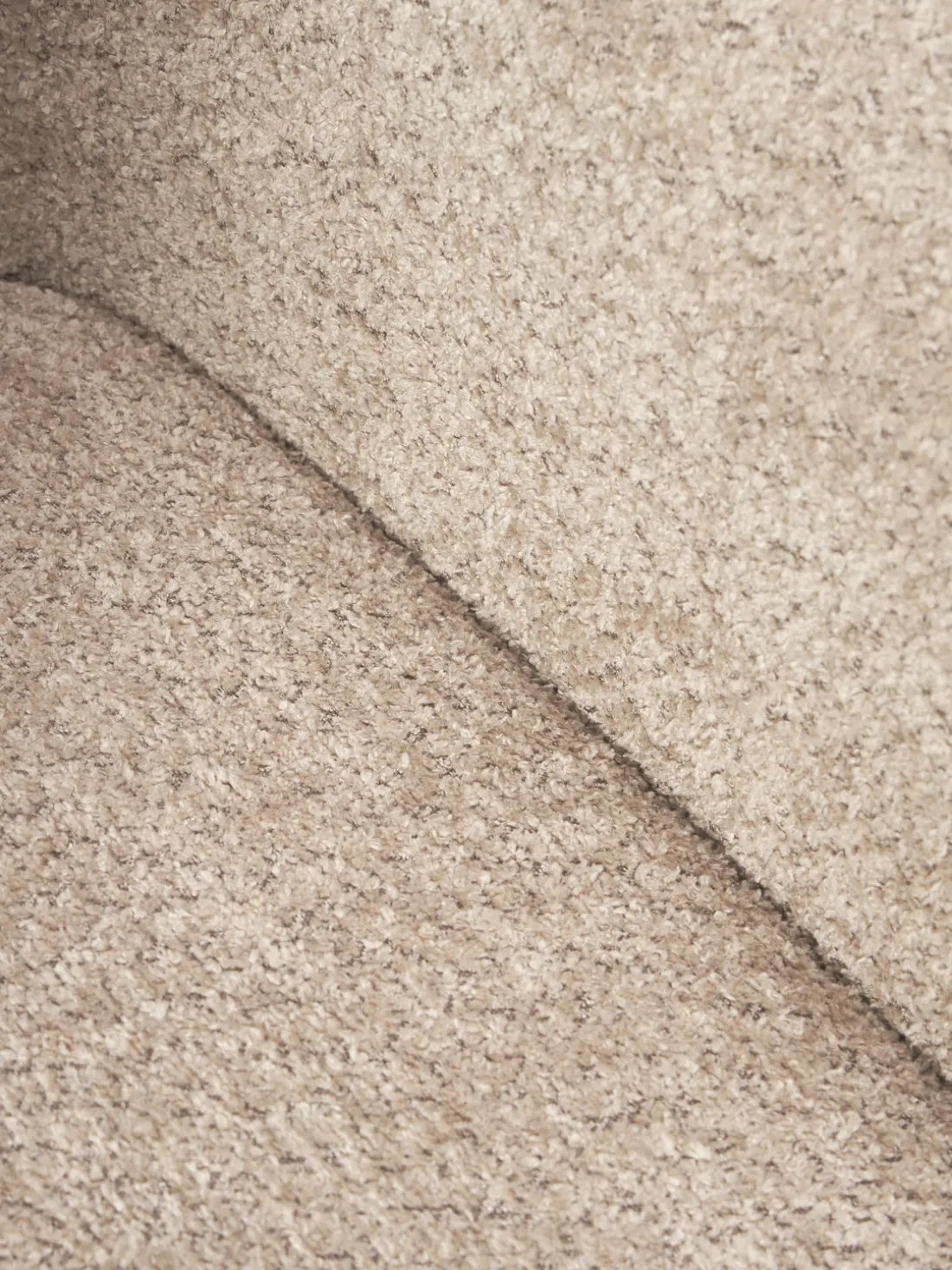 Sillón cama de borreguillo bouclé Eliot