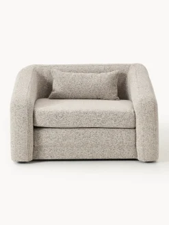 Sillón cama en tejido bouclé Eliot