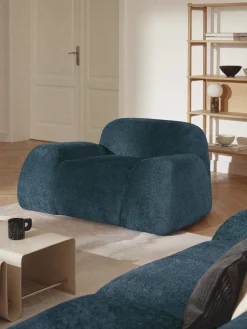 Sillón de borreguillo bouclé Wolke