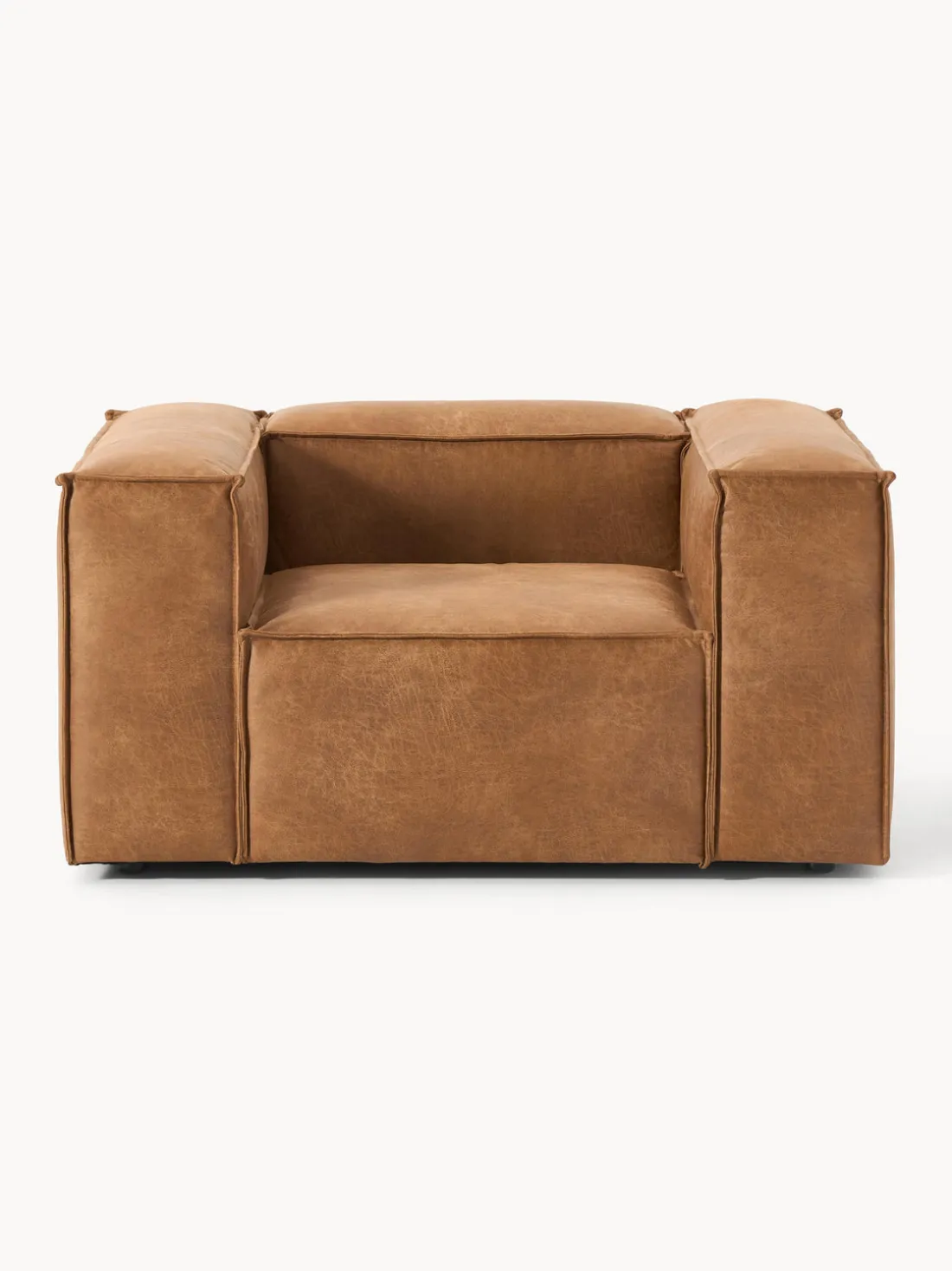 Sillón de cuero reciclado Lennon