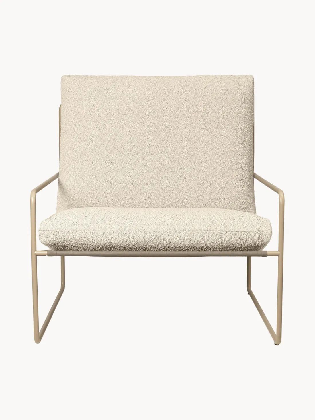 Sillón de jardín en tejido bouclé Desert