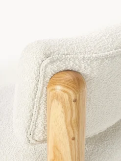 Sillón en tejido bouclé Dalma