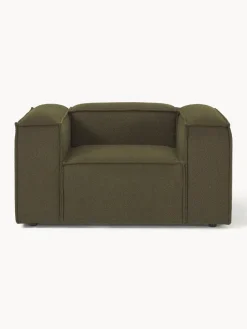 Sillón en tejido bouclé Lennon