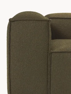 Sillón en tejido bouclé Lennon