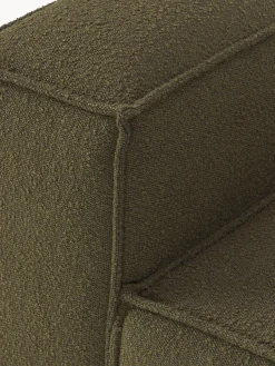 Sillón en tejido bouclé Lennon