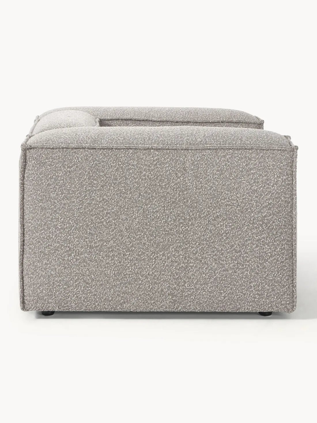 Sillón en tejido bouclé Lennon