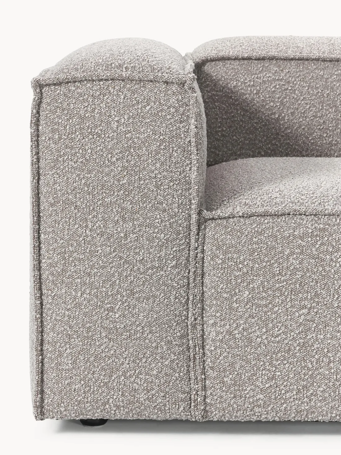 Sillón en tejido bouclé Lennon