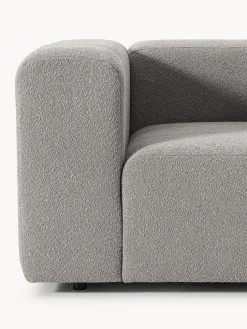 Sillón en tejido bouclé Lena