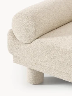 Sillón en tejido bouclé Lilo