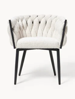 Sillón en tejido bouclé Molto