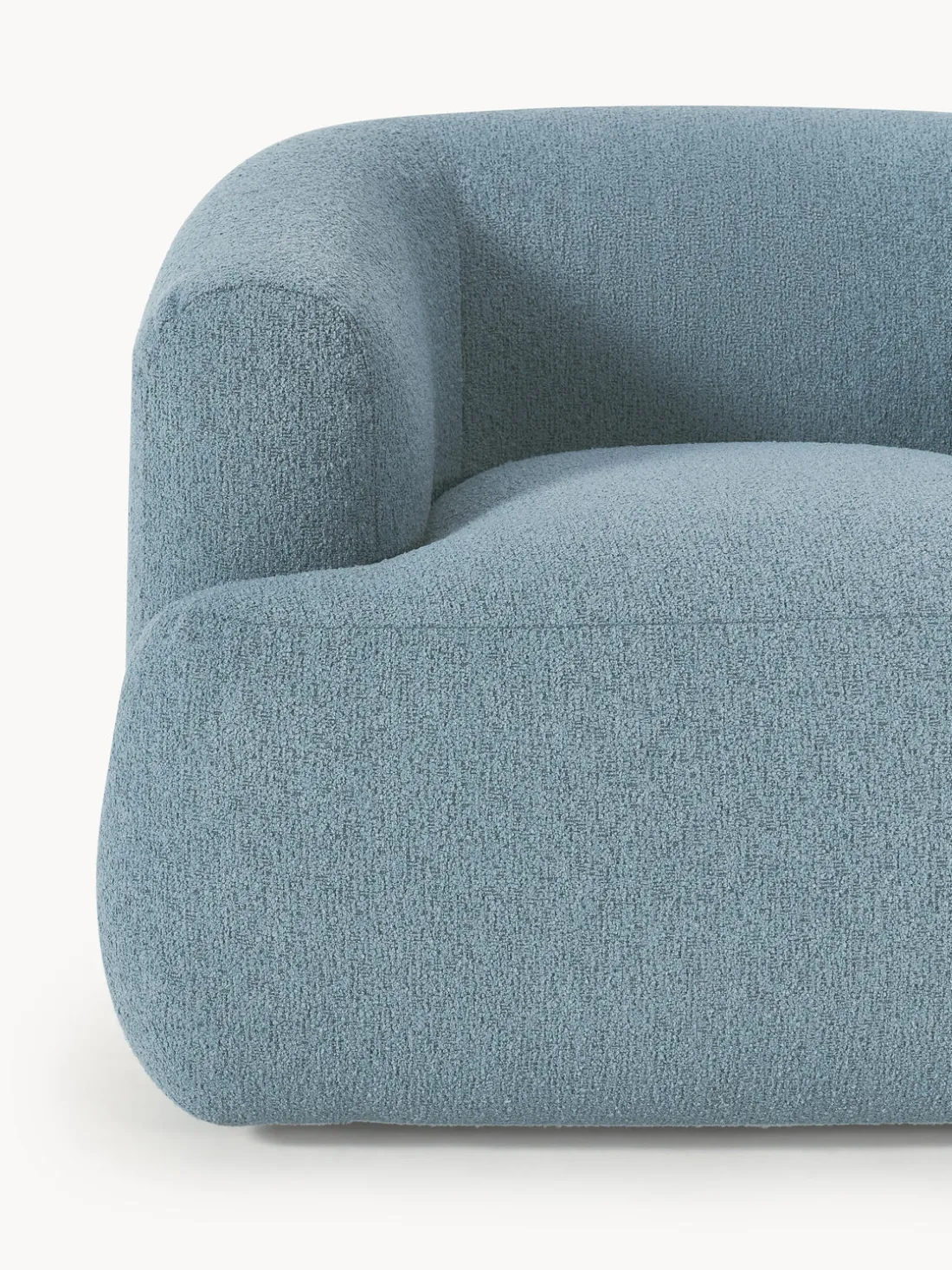 Sillón en tejido bouclé Sofia