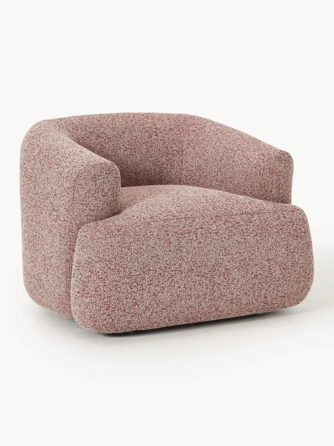 Sillón en tejido bouclé Sofia