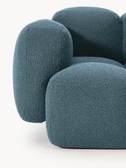 Sillón en tejido bouclé Tayla